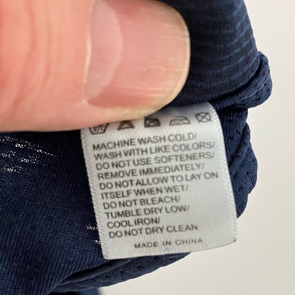 NELEUS Mens NAVY BLUE Athletic Y-Back Muscle Tank Size Medium - Picture 2 of 12